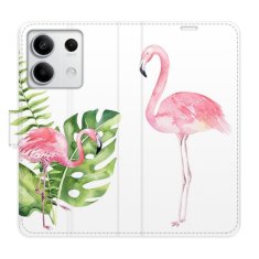 iSaprio Flipové puzdro - Flamingos pre Xiaomi Redmi Note 13 5G