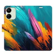 iSaprio Flipové puzdro - Orange Paint 02 pre Xiaomi Redmi 13C
