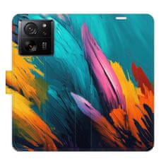 iSaprio Flipové puzdro - Orange Paint 02 pre Xiaomi 13T / 13T Pro