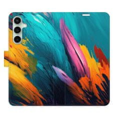 iSaprio Flipové puzdro - Orange Paint 02 pre Samsung Galaxy S23 FE