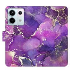 iSaprio Flipové puzdro - Purple Marble pre Xiaomi Redmi Note 13 Pro+ 5G