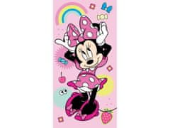 Jerry Fabrics Detská plážová osuška Minnie Mouse