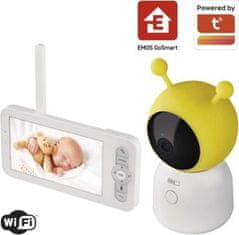 EMOS GoSmart Otočná dětská chůvička IP-500 GUARD s monitorem a Wi-Fi