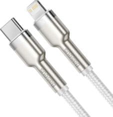 Noname Baseus Cafule Series nabíjecí / datový kabel USB-C na Lightning PD 20W 1m, bílá