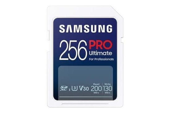 Samsung SDXC PRE ULTIMATE/SDXC/256GB/200MBps/UHS-I U3,V30