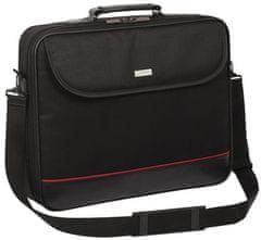 Modecom taška MARK na notebooky do veľkosti 14", kovové pracky, čierna