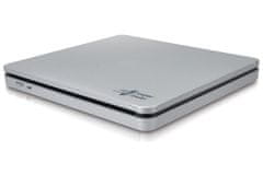 Hitachi Hitachi-LG GP70NS50 / DVD-RW / externý / slim / M-disc / USB / strieborná