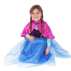 Detský kostým princezná zimné kráľovstvo Anička DELUXE (M) e-obal
