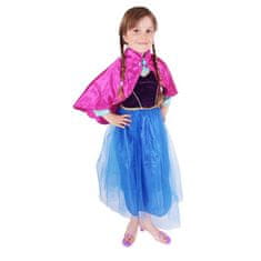 Detský kostým princezná zimné kráľovstvo Anička DELUXE (M) e-obal