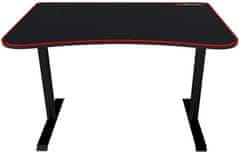 Arozzi herný stôl ARENA FRATELLO/ čierny s červeným okrajom