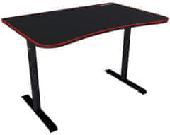 Arozzi herný stôl ARENA FRATELLO/ čierny s červeným okrajom
