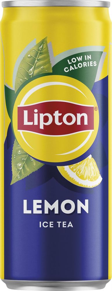 WEBHIDDENBRAND Ľadový čaj Lipton - s citrónom, plech, 24x 0,33 l