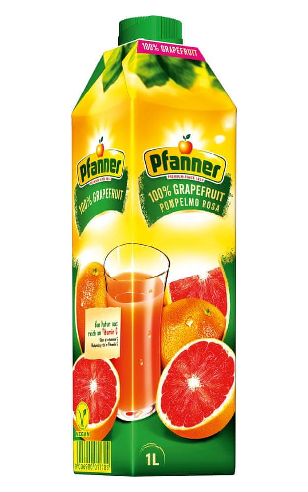 WEBHIDDENBRAND Džús Pfanner Ružový grapefruit 1 l
