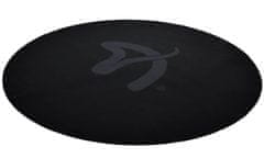 Arozzi Zona Floorpad Black/ ochranná podložka na podlahu/ guľatá 121 cm priemer/ čierna so šedým logom