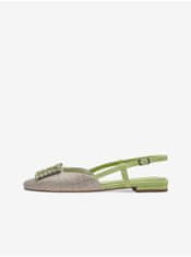 Tamaris Zeleno-béžové dámske sandálky Tamaris 42