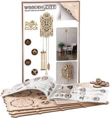 Wooden city 3D puzzle Kráľovské hodiny 126 dielikov