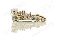 Wooden city 3D puzzle Pretekárske auto Bolid 108 dielikov