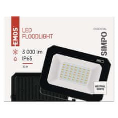 EMOS LED reflektor SIMPO 30 W neutrálna biela