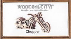 Wooden city 3D puzzle mini Widgets: Chopper 22 dielikov