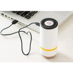 HOME & MARKER® Prenosná elektrická nabíjateľná vákuovačka s ekologickými vákuovými vreckami bez BPA (5 x vákuové vrecká 22 x 21 cm) | QUICKSEAL