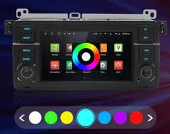AKAMATE Apple CarPlay Android Auto 2din univerzálne autorádio s BLUETOOTH, USB, NAVIGÁCIA cez CarPlay/Android Auto autorádio s univerzálnou veľkosťou, bezplatná kamera