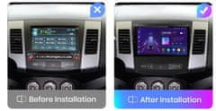 Junsun 4GB Android rádio Mitsubishi Outlander xl 2 2005-2011, autorádio CITROEN C-CROSSER 2007-2013, autorádio PEUGEOT 4007 2007 - 2012, GPS navigácia, rádio pre C-Crosser, autorádio Peugeot 4007 s GPS