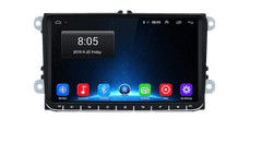 Junsun 9" Android Autorádio pre Volkswagen, Škoda, Seat s GPS, Bluetooth, WiFi, 2x USB, Rádio SKODA VW SEAT