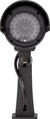 iGET iGET HGDOA5666 - atrapa/maketa bezpečnostní CCTV kamery, blikající črv. LED,4x nálepka CCTV varování