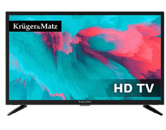 Krüger&Matz Kruger&Matz KM0224 LED TV 24" HD DVB-T2 H.265 HEVC 230/12V do karavanu