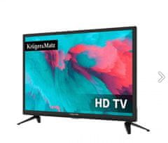 Krüger&Matz Kruger&Matz KM0224 LED TV 24" HD DVB-T2 H.265 HEVC 230/12V do karavanu