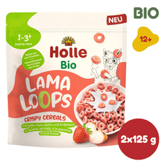 Holle Bio cereálie Lama Loops 2 x 125 g