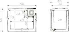 Compass Chladiaci box FREEZE kompresor 40l 230/24/12V -20°C