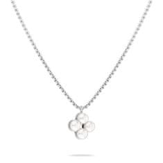 Tamaris Pôvabný oceľový náhrdelník so syntetickými perlami TJ-0511-N-45
