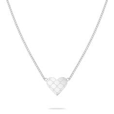 Tamaris Romantický oceľový náhrdelník Logomania Heart TJ-0525-N-45