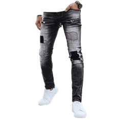 Dstreet Pánske džínsové nohavice DINN sivé ux4293 s30