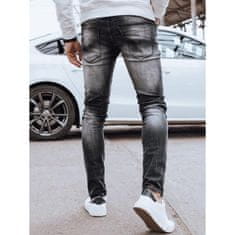 Dstreet Pánske džínsové nohavice DINN sivé ux4293 s30