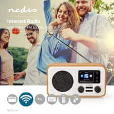 Nedis Internetové rádio | Stolný dizajn | Bluetooth 