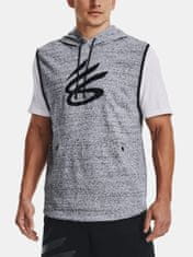 Under Armour Mikina CURRY SLEEVELESS HOODIE-GRY S