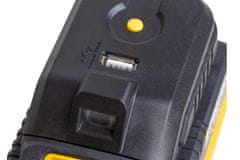 PROTECO 51.10-A-USB adaptér aku USB nabíjecí se svítilnou
