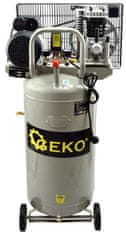 GEKO Vertikálny kompresor olejový, výkon 1,5 kW, 390 l/min, vzdušník 100 litrov