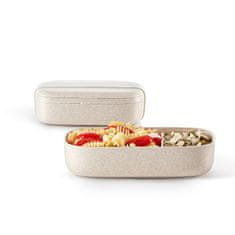 Lekué Svačinový box Single LunchBox To Go Organic 500 ml krémový