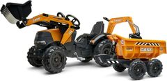 Falk FALK Šlapací traktor 997W Case CE 580 Super N oranžový