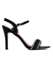 Amiatex Dámske sandále 107534 + Nadkolienky Gatta Calzino Strech, čierne, 39