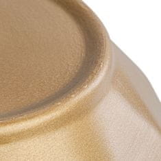 botle Keramický kvetináč, farba zlatá 18,5 cm H17 cm lesklý