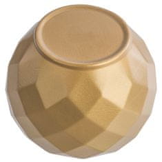 botle Keramický kvetináč, farba zlatá 13,5 cm H12,5 cm lesklý