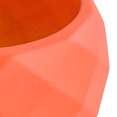 botle Keramický kvetináč oranžový 13,5 cm H12,5 cm matný
