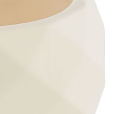 botle Keramický kvetináč biely 18,5 cm H17 cm matný