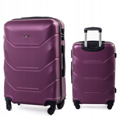 TopKing Cestovný kufor ABS720/XXL, fialová