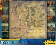 Aquarius Puzzles Puzzle Pán Prsteňov: Mapa Stredozeme 1000 dielikov