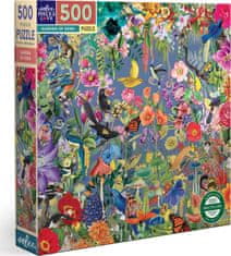 eeBoo Štvorcové puzzle Rajská záhrada 500 dielikov